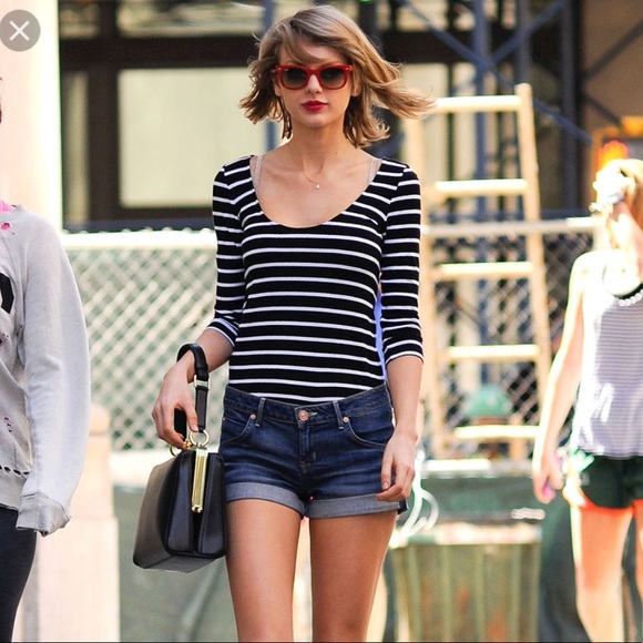 frame le cutoff shorts